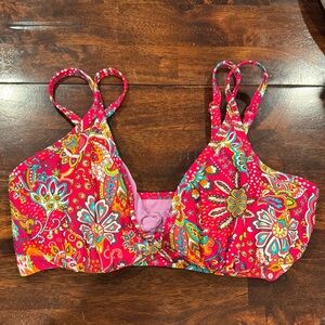 Athleta Multicolor Paisley Bikini Top
